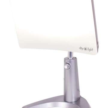 Carex Day-Light Classic Plus Bright Light Therapy Lamp - 10,000 LUX At 12 Inches - LED Sun Lamp Mood...