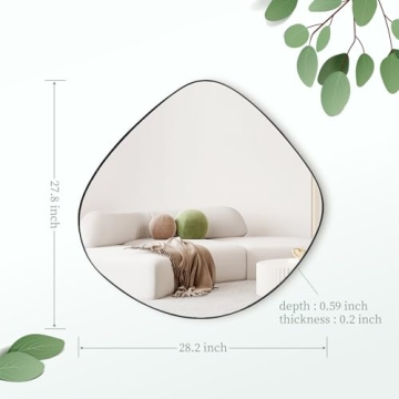 Stylish BIKARSOUL Irregular Wall Mirror for Home Decor