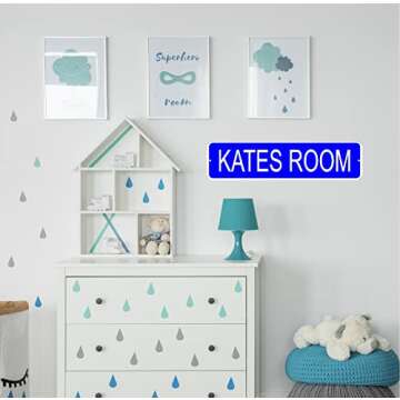 Custom Metal Signs Outdoor - Customized 6x24 Inch Rust-Free Aluminum Composite Street Sign for House...