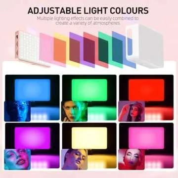 Meixitoy 120 LED Phone Light with Rechargeable Battery for iPhone