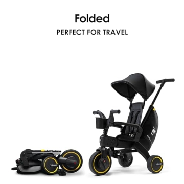 Doona Liki Trike Midnight Edition - 5-in-1 Compact Adventure