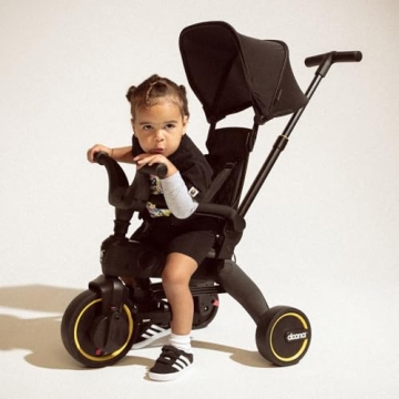 Doona Liki Trike Midnight Edition - 5-in-1 Compact Adventure