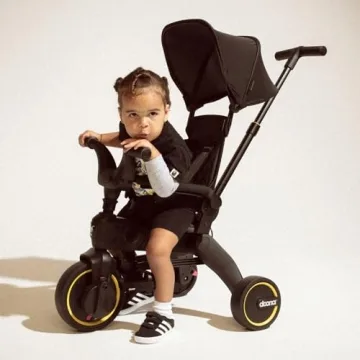Doona Liki Trike Midnight Edition - 5-in-1 Compact Adventure