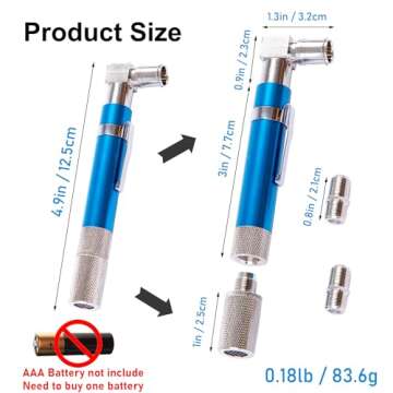 GROWORD Coaxial Pocket Toner Pocket Continuity Tester(Tracer) and Toner with Light&Buzzer Voltage To...