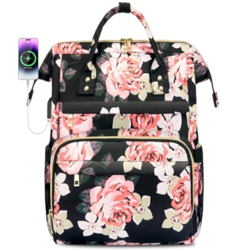 LOVEVOOK Laptop Backpack for Women,15.6 Inch Professional Womens Travel Backpack Purse Computer Lapt...
