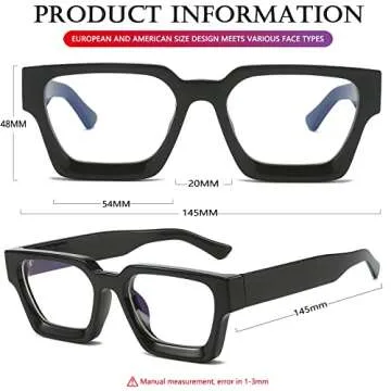 AIEYEZO Fashionable Blue Light Blocking Glasses for All
