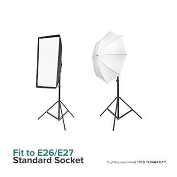 LimoStudio [2 Pack] 85W 5500K CFL, Compact Fluorescent Light Bulb for Photography Studio, Day Light Balanced Pure White, LMS119