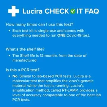 Lucira CHECK-IT COVID-19 Test Kit, 1 Pack, 1 Test Total, The Only FDA Authorized Molecular Test, Results at Home in 30 Minutes or less, 98% Accurate