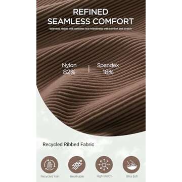 ODODOS Women's 3-Pack Seamless Cami Tops Ribbed Camisole Tank Top, Brunette+Clay+Mushroom, Medium/Large