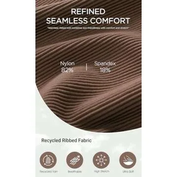 ODODOS Women's 3-Pack Seamless Cami Tops Ribbed Camisole Tank Top, Brunette+Clay+Mushroom, Medium/Large