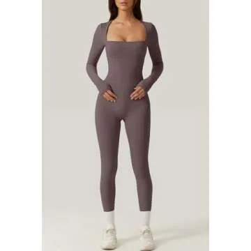 Comfortable Stylish QINSEN Woman's Bodysuit Jumpsuit