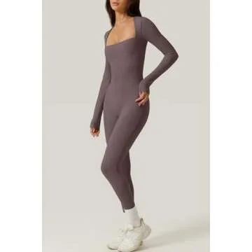 Comfortable Stylish QINSEN Woman's Bodysuit Jumpsuit