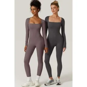 Comfortable Stylish QINSEN Woman's Bodysuit Jumpsuit