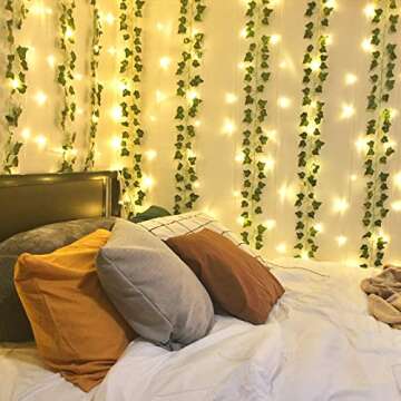 Versatile String Lights with Vines for Home Decor and Events