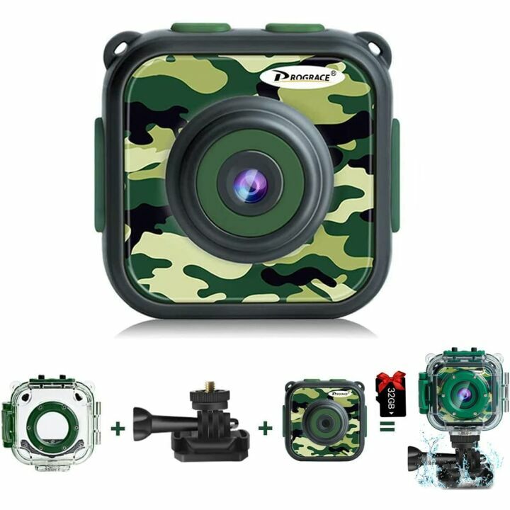 Kids Waterproof 1080P Camera - PROGRACE