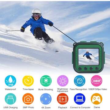 Kids Waterproof 1080P Camera - PROGRACE