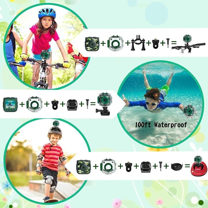 Kids Waterproof 1080P Camera - PROGRACE