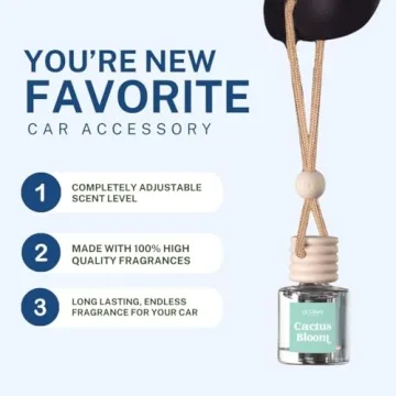 CE Craft Floral Car Air Freshener Diffuser 4 Pack