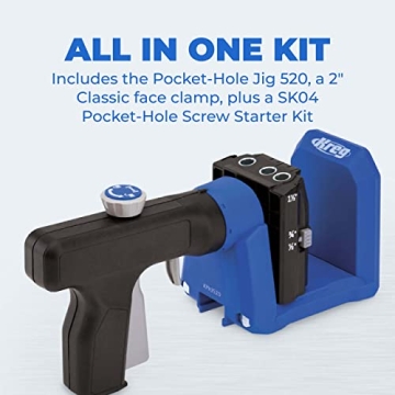 Kreg Pocket-Hole Jig 520PRO - Versatile Woodworking Tool