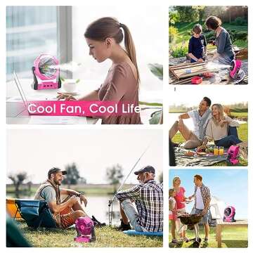 Ausic Portable Misting Fan for Outdoor Cooling