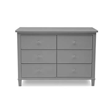 Delta Children Haven 6 Drawer Dresser, Grey