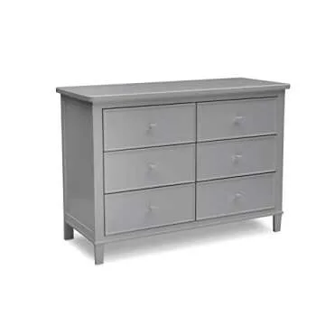 Delta Children Haven 6 Drawer Dresser, Grey