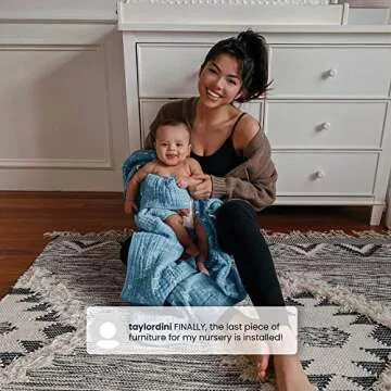 Delta Children Haven 6 Drawer Dresser, Grey