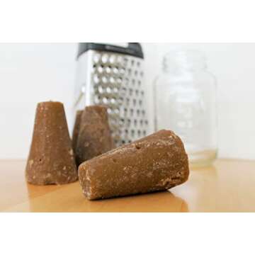 Piloncillo - Premium Quality - Brown Cane Sugar -1 pound- 2 Pack - MEXICAN STYLE