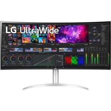 LG UltraWide 40WP95C-W Curved 5K2K HDR Monitor with Bundle