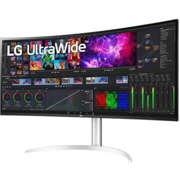 LG UltraWide 40WP95C-W Curved 5K2K HDR Monitor with Bundle