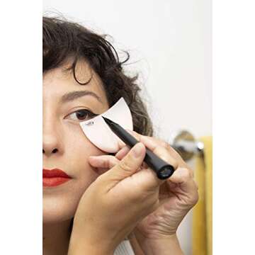 ShadowMoon - Reusable Eye Makeup Shield and Silicone Under Eye Cooling Pad for puffy eyes and perfect makeup application. Alternative to disposable shadow shields and eye makeup shields, 1 Pc Pink