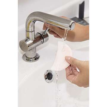 ShadowMoon - Reusable Eye Makeup Shield and Silicone Under Eye Cooling Pad for puffy eyes and perfect makeup application. Alternative to disposable shadow shields and eye makeup shields, 1 Pc Pink