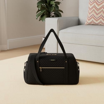 BAGSMART 31L Quilted Weekender Duffle Bag for Travel