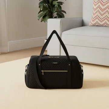 BAGSMART 31L Quilted Weekender Duffle Bag for Travel