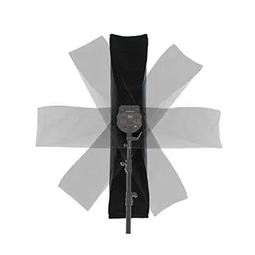 Godox 12"x47" / 30x120cm Softbox Honeycomb Grid Strip Soft Box Bowens Mount for Photo Studio Flash (FW 30x120(1PCS))