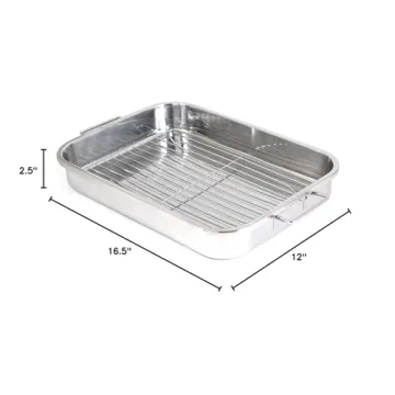 Cook Pro 4-Piece All-in-1 Lasagna and Roasting Pan