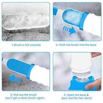 Pet Hair Remover Brush: Double-Sided Lint Cleaner Tool
