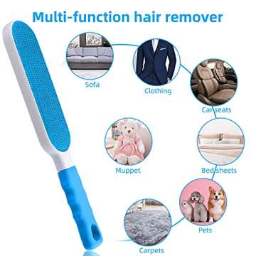 Pet Hair Remover Brush: Double-Sided Lint Cleaner Tool