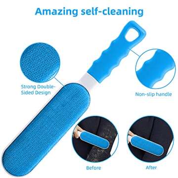 Pet Hair Remover Brush: Double-Sided Lint Cleaner Tool