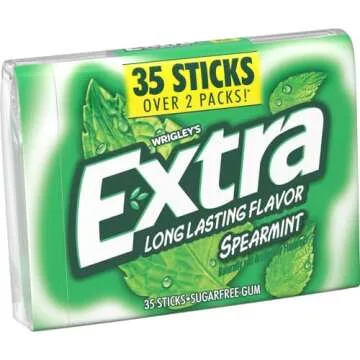 Extra Spearmint Gum with Sour Gummies - Perfect Treat
