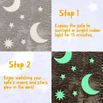 Truwelby Kids Sofa – Glow in the Dark Toddler Couch