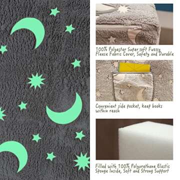 Truwelby Kids Sofa – Glow in the Dark Toddler Couch