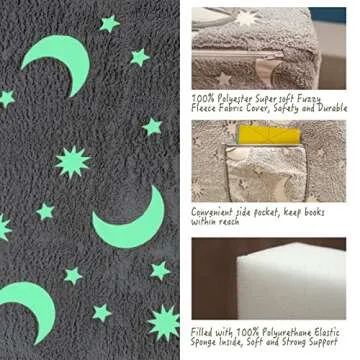 Truwelby Kids Sofa – Glow in the Dark Toddler Couch