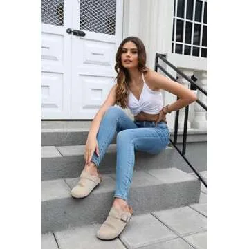 Comfortable Leather Slip-on Clogs for Everyday Wear