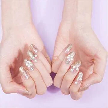 990 Pcs Self Adhesive Pearl Stickers for Crafts and Beauty