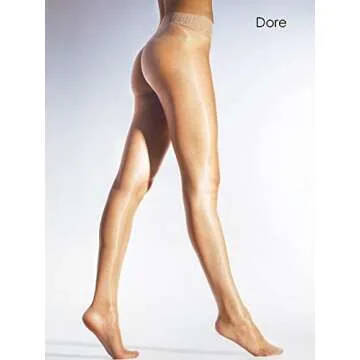 Elegant Seamless Tights for Every Occasion - Black