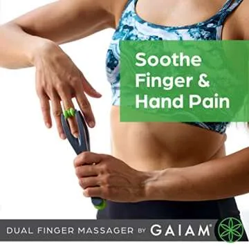 Gaiam Finger Massager for Arthritis and Hand Pain Relief
