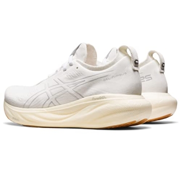 ASICS Women's Gel-Nimbus 25 Running Shoes, 10, White/White