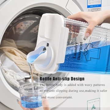 Laundry Detergent Dispenser 1500ml - 2 Pack BPA Free Organization