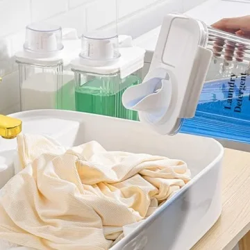 Laundry Detergent Dispenser 1500ml - 2 Pack BPA Free Organization